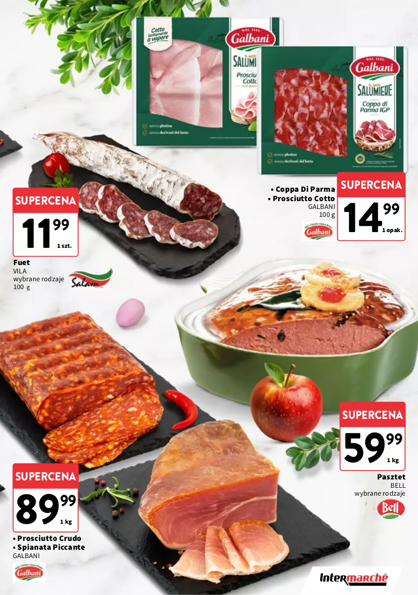 Gazetka promocyjna Intermarche - Katalog Delikatesy - ważna 26.03 do 07.04.2026 - strona 3 - produkty: Bell, Galbani, Pasztet, Prosciutto