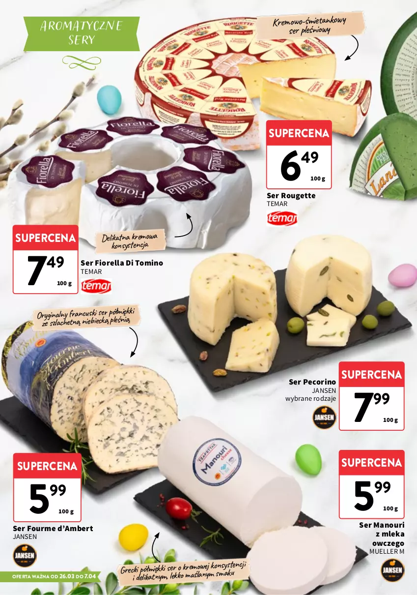 Gazetka promocyjna Intermarche - Katalog Delikatesy - ważna 26.03 do 07.04.2026 - strona 4 - produkty: Gin, Pecorino, Ser, Ser pleśniowy