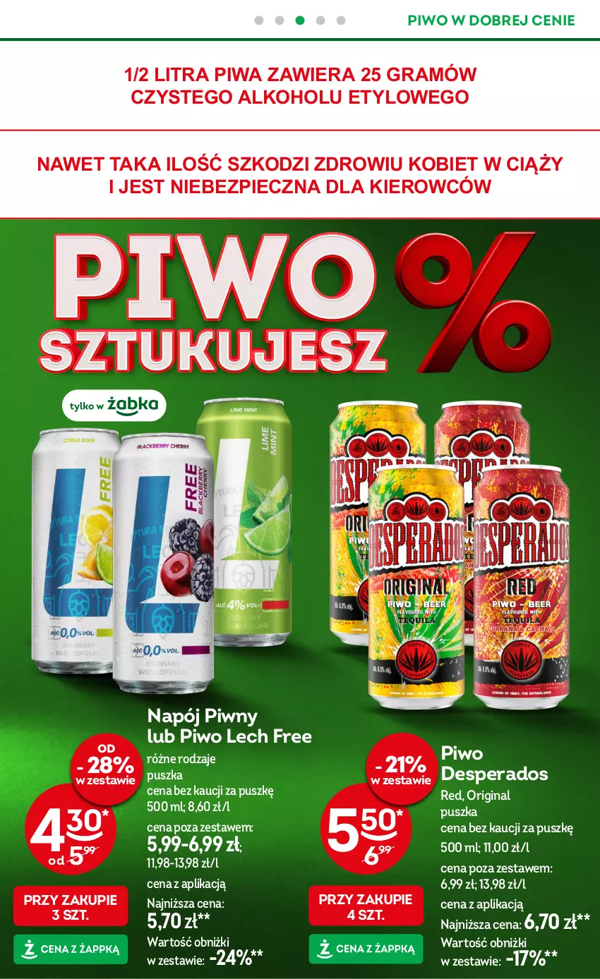 Gazetka promocyjna Żabka - ważna 05.11 do 18.11.2025 - strona 34 - produkty: Desperados, Gin, Gra, Napój, Piec, Piwa, Piwo