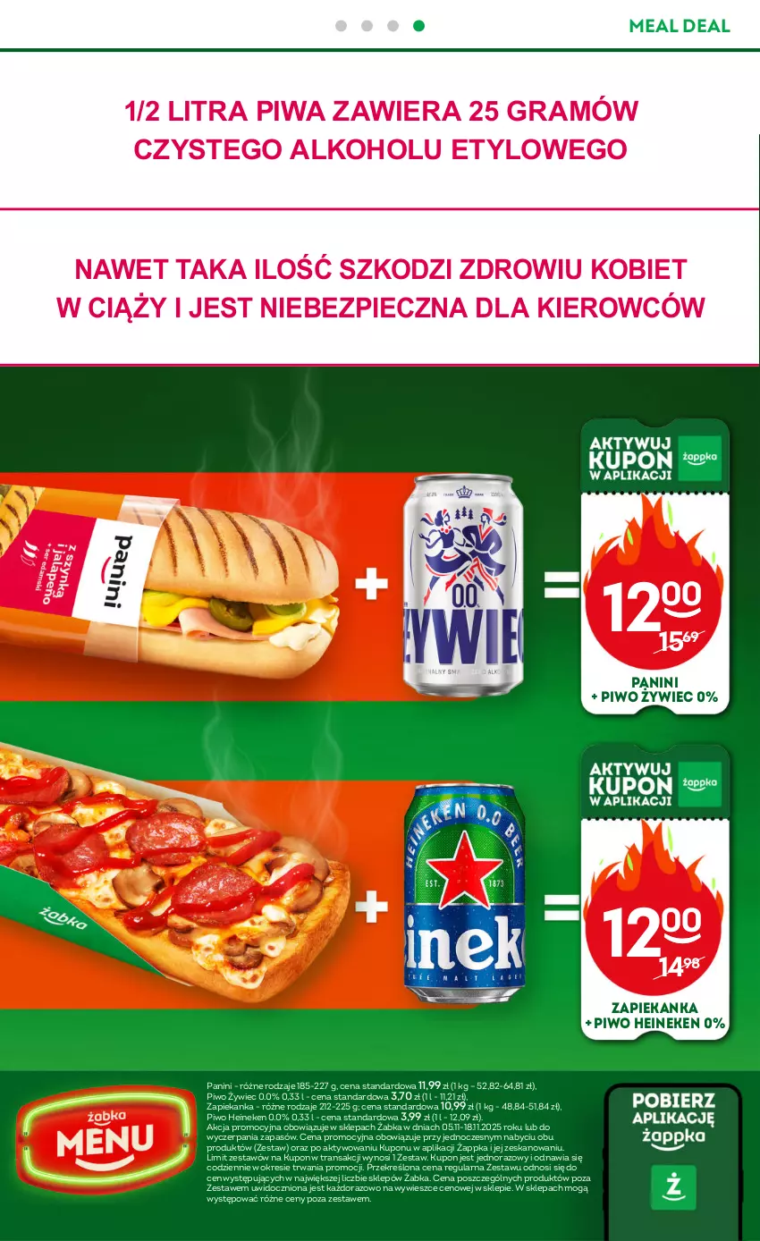 Gazetka promocyjna Żabka - ważna 05.11 do 18.11.2025 - strona 41 - produkty: Gra, Heineken, Piec, Piwa, Piwo, Tran, Zapiekanka