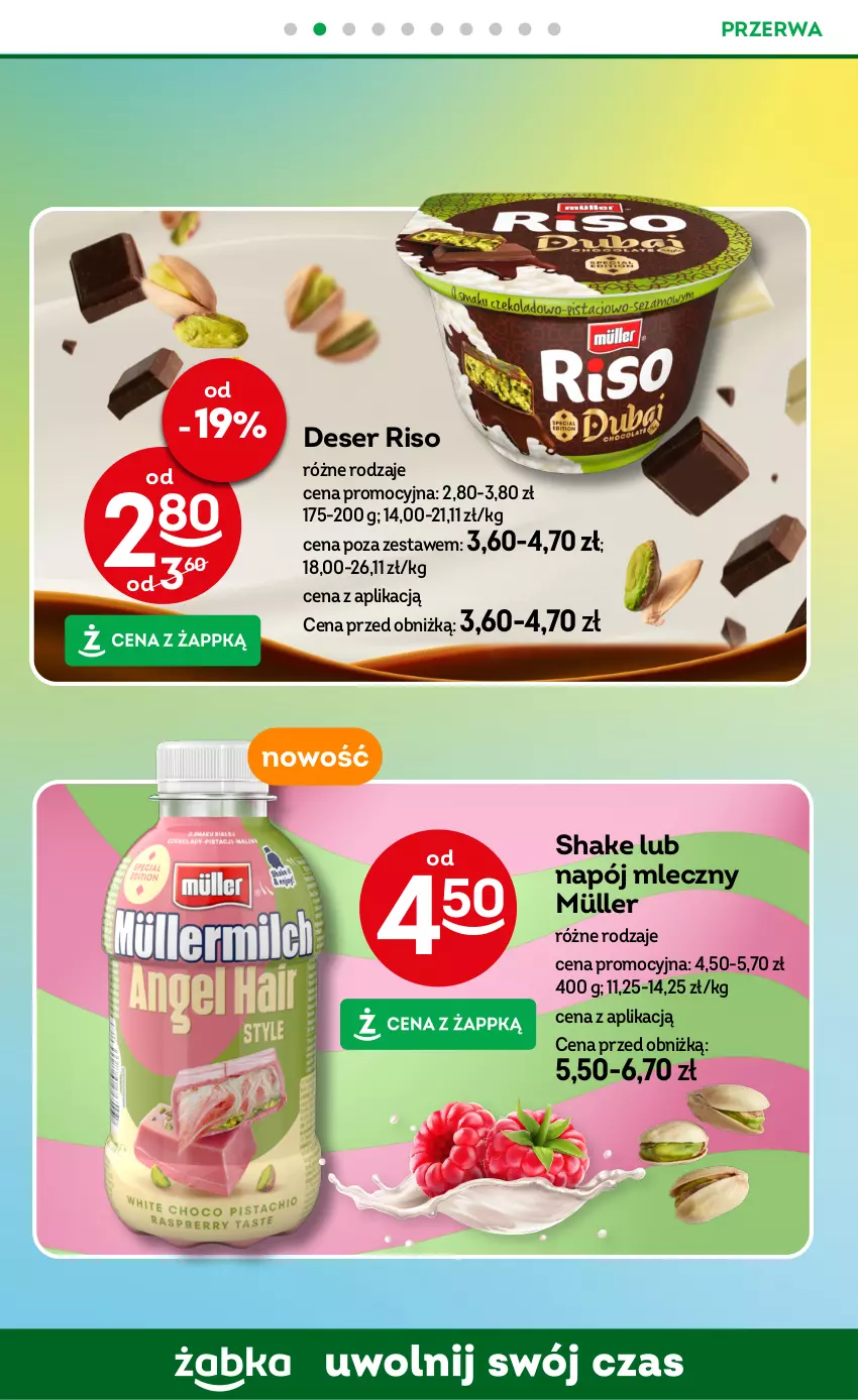 Gazetka promocyjna Żabka - ważna 05.11 do 18.11.2025 - strona 49 - produkty: Deser, Müller, Napój, Napój mleczny, Ser