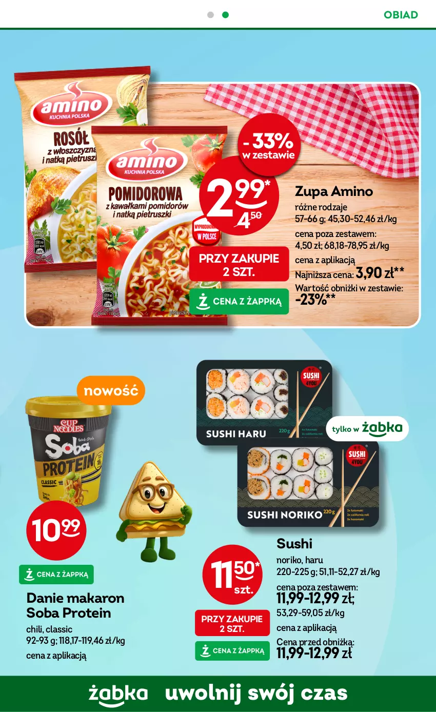 Gazetka promocyjna Żabka - ważna 05.11 do 18.11.2025 - strona 66 - produkty: Makaron, Sushi, Zupa