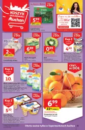 Gazetka promocyjna Auchan - Gazetka Ceny w dół Część 1 Supermarket Auchan - Gazetka - ważna od 10.01 do 10.01.2024 - strona 5 - produkty: Sok, Ser, Czosnek, Kiwi, Pomarańcze, Deser, Masło, Monte, Szpinak, Mleko