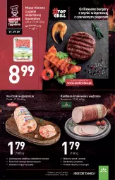 Gazetka promocyjna Stokrotka - Supermarket - Gazetka - ważna od 27.07 do 27.07.2022 - strona 6 - produkty: Kurczak, Mięso mielone z szynki, Mięso mielone, Ser, Kiełbasa krakowska, Duda, Pieprz, Burger, Wędlina, Grill, Gala, Kiełbasa, Mięso