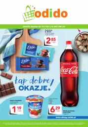 Gazetka promocyjna Odido - Plakat - Gazetka - ważna od 02.12 do 02.12.2021 - strona 1 - produkty: Bell, Jogurt, Coca-Cola, Czekolada, Napój gazowany, Fanta, E. Wedel, Bella, Jogobella, Sprite, Napój, Fa