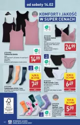 Gazetka promocyjna Aldi - Pełna oferta - Gazetka - ważna od 14.02 do 14.02.2026 - strona 36 - produkty: Por, Papier, Majtki, Biustonosz, Karp, Kosz, Koszulka, Wełna, Sport, Moda, Fa