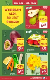 Gazetka promocyjna Aldi - Pełna oferta - Gazetka - ważna od 14.02 do 14.02.2026 - strona 5 - produkty: Kujawski, Gruszki, Bukiet, Narcyz, Jabłka