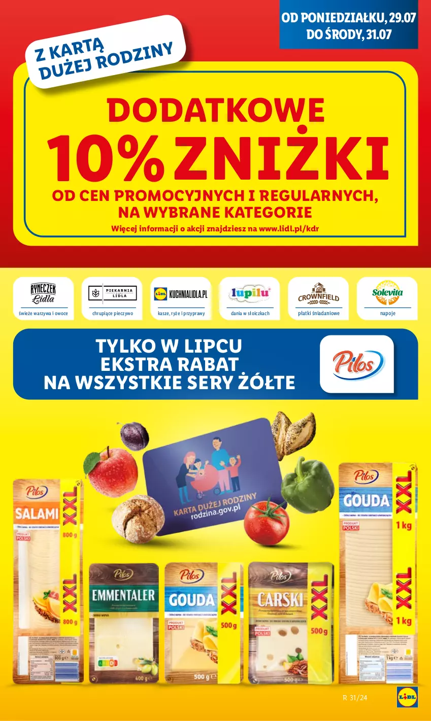 Gazetka promocyjna Lidl - GAZETKA - ważna 29.07 do 31.07.2024 - strona 21 - produkty: Danio, Napoje, Owoce, Piec, Pieczywo, Przyprawy, Ryż, Ser, Warzywa, Warzywa i owoce