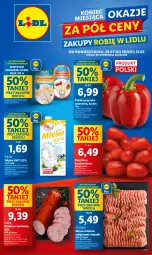 Gazetka promocyjna Lidl - GAZETKA - Gazetka - ważna od 31.07 do 31.07.2024 - strona 1 - produkty: Mięso mielone, Ser, Papryka, PIKOK, Pilos, Masło, Kiełbasa, Pomidory, Mięso, Mleko