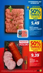 Gazetka promocyjna Lidl - GAZETKA - Gazetka - ważna od 31.07 do 31.07.2024 - strona 5 - produkty: Mięso mielone, PIKOK, Kiełbasa, Mięso