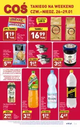 Gazetka promocyjna Aldi - Pełny katalog - Gazetka - ważna od 29.01 do 29.01.2023 - strona 21 - produkty: Piwa, Piwo, Mus, Gra, Prince Polo, Orzeszki, Jutrzenka, Kawa, Schweppes, Tymbark, Szyna, Lavazza, Woda mineralna, Woda, Orzeszki ziemne, Napój