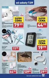 Gazetka promocyjna Aldi - Artykuły przemysłowe i tekstylia - Gazetka - ważna od 07.09 do 07.09.2024 - strona 7 - produkty: Top, Noż, Nożyczki, Philips, Pojemnik, Golarka, Silan, Szyna, Pokrywa, Listwa, LG