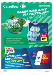 Gazetka promocyjna Carrefour - Gazetka Carrefour - Gazetka - ważna od 22.04 do 22.04.2023 - strona 1 - produkty: Woda mineralna, Woda