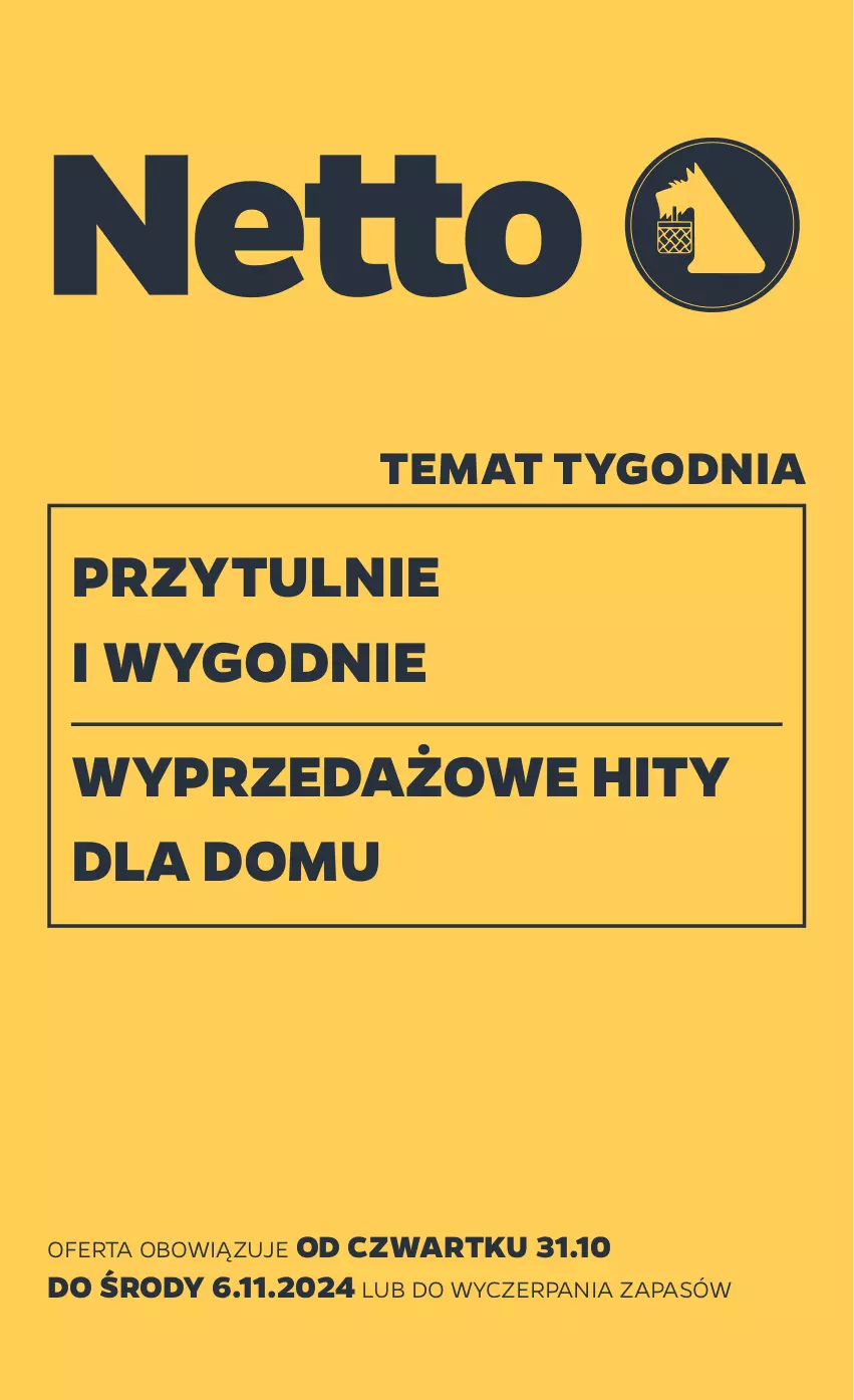 Gazetka promocyjna Netto - Od Czwartku Przemysłowa - ważna 31.10 do 06.11.2024 - strona 1