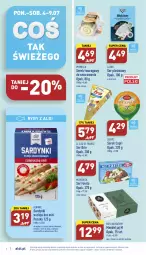 Gazetka promocyjna Aldi - Katalog spożywczy - Gazetka - ważna od 09.07 do 09.07.2022 - strona 6 - produkty: Ser, Favita, Brie, Jaja, Sardynki, Mlekovita, Serek, Serek twarogowy, Kotlin, Ser pleśniowy, Lazur, Olej, Mleko, Fa