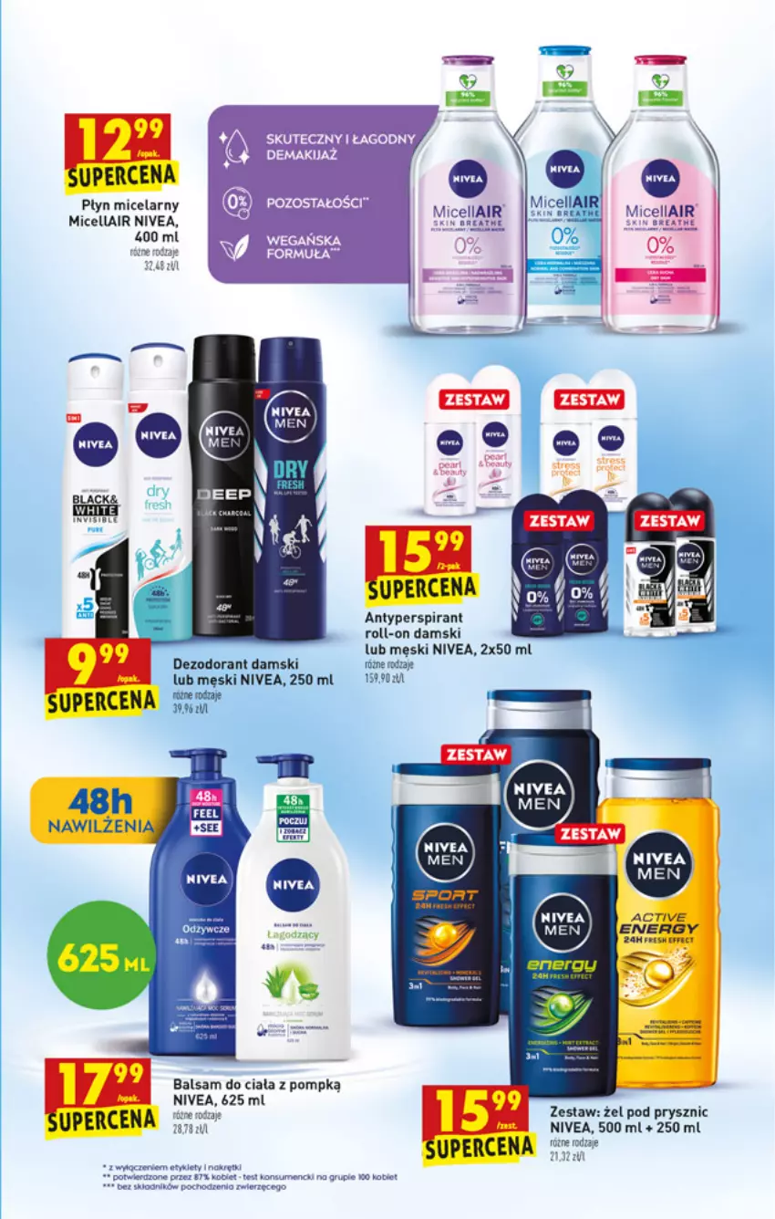 Gazetka promocyjna Biedronka - W tym tygodniu - ważna 03.02 do 09.02.2022 - strona 51 - produkty: Antyperspirant, Balsam do ciała, Dezodorant, Nivea, Płyn micelarny