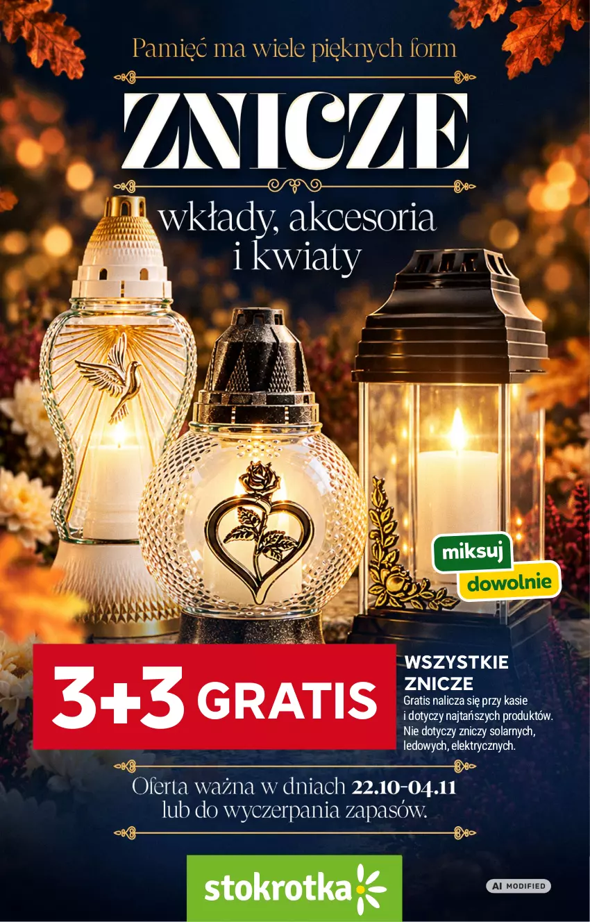 Gazetka promocyjna Stokrotka - Katalog Znicze - ważna 15.10 do 04.11.2026 - strona 1 - produkty: Gra, Znicz