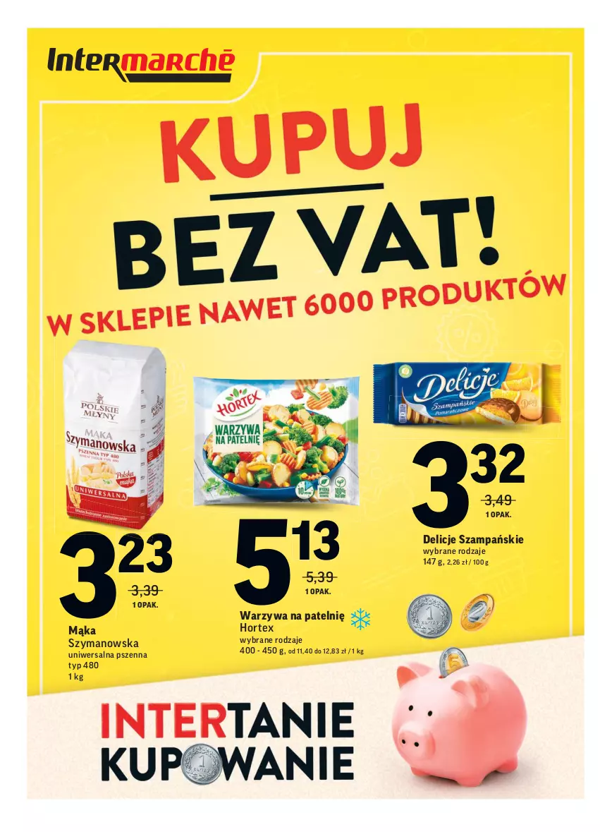 Gazetka promocyjna Intermarche - Gazetka promocyjna - ważna 08.02 do 14.02.2022 - strona 2 - produkty: Delicje, Hortex, Mąka, Warzywa