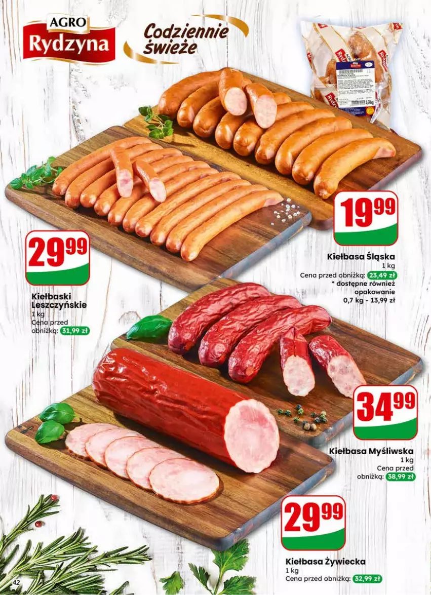 Gazetka promocyjna Dino - Gazetka 07 / 2026 - ważna 11.02 do 17.02.2026 - strona 42 - produkty: Kiełbasa, Kiełbasa śląska