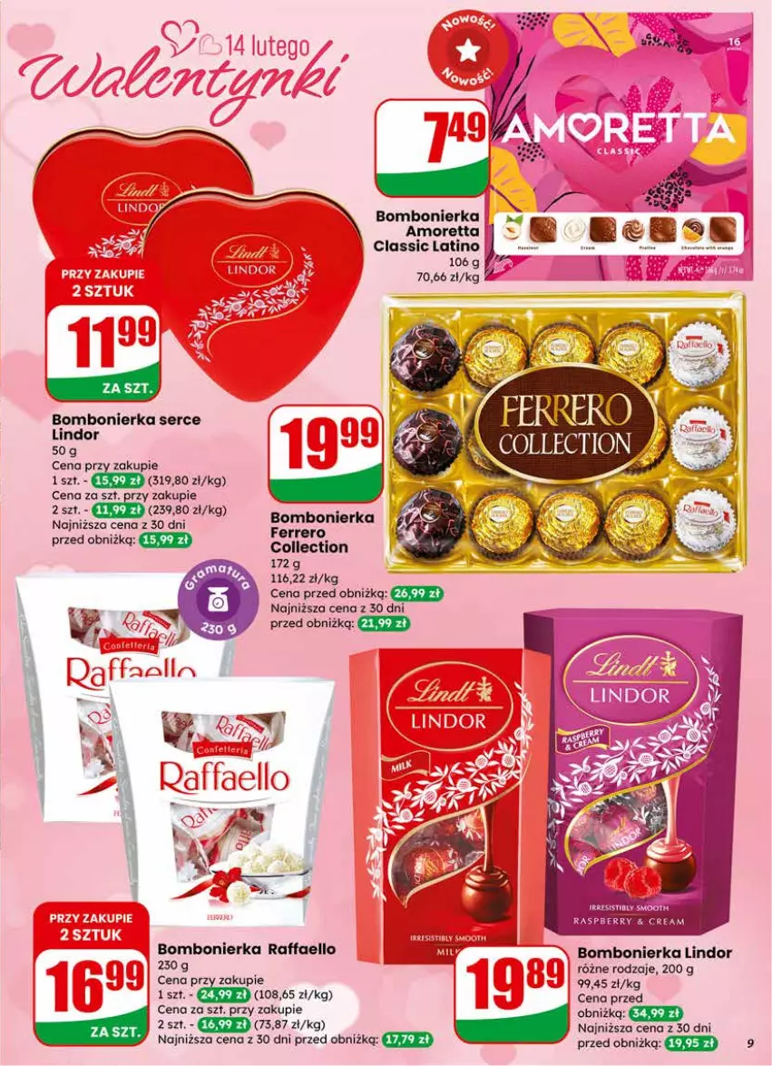 Gazetka promocyjna Dino - Gazetka 07 / 2026 - ważna 11.02 do 17.02.2026 - strona 9 - produkty: Fa, Ferrero, Lindor, Raffaello, Ser
