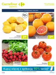 Gazetka promocyjna Carrefour - Gazetka Express - Gazetka - ważna od 08.02 do 08.02.2021 - strona 1 - produkty: Cytryny, Pomidory, Grejpfrut