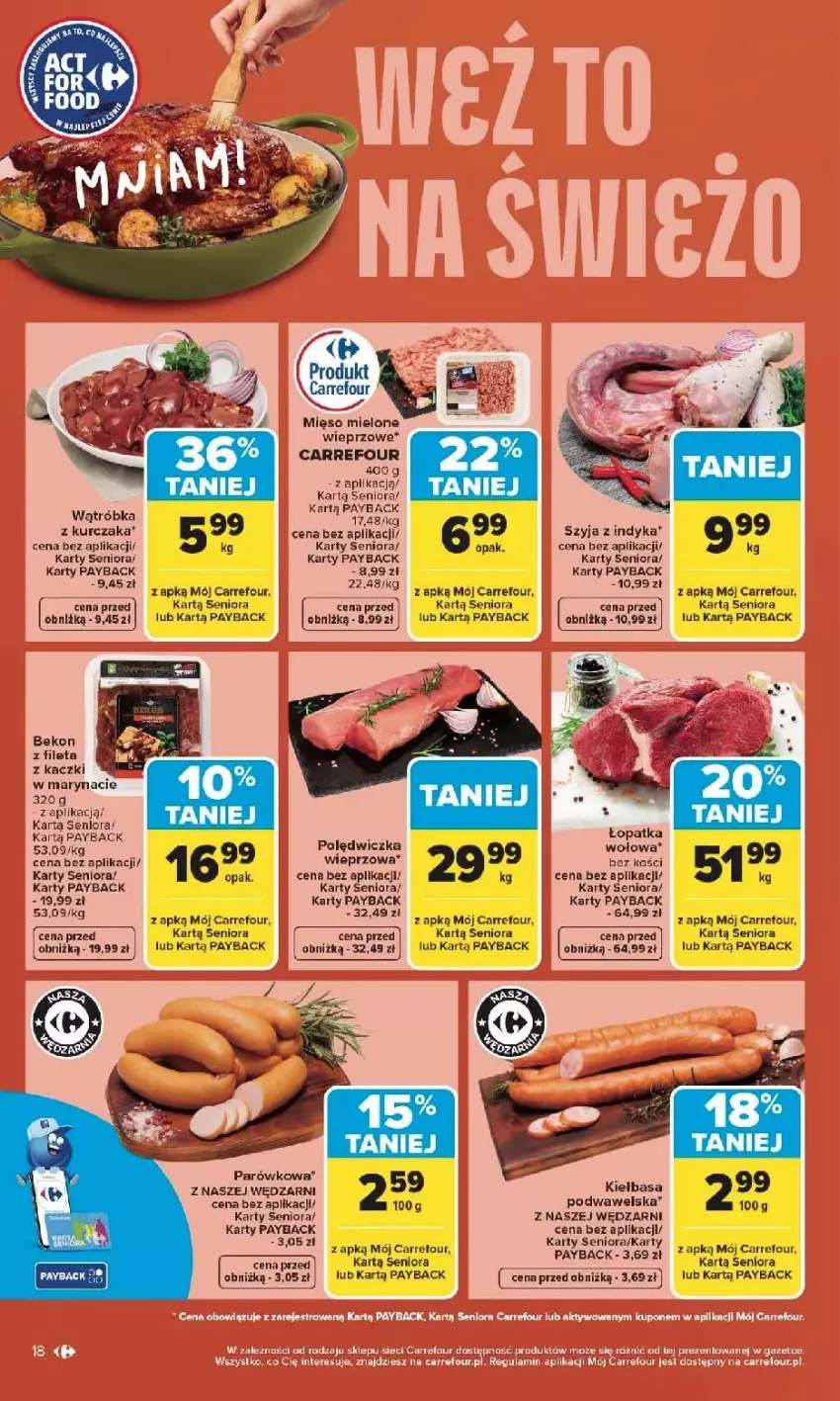 Gazetka promocyjna Carrefour - Gazetka Carrefour, Market od poniedziałku! - ważna 25.05 do 30.05.2026 - strona 20 - produkty: Beko, Kiełbasa, Kurczak, Mięso, Mięso mielone, Wawel