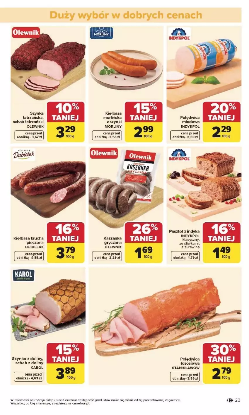 Gazetka promocyjna Carrefour - Gazetka Carrefour, Market od poniedziałku! - ważna 25.05 do 30.05.2026 - strona 25 - produkty: Gry, Kasza, Kaszanka, Kiełbasa, Kiełbasa krucha, Morliny, Olewnik, Pasztet, Pasztet z indyka, Polędwica, Sos, Szynka