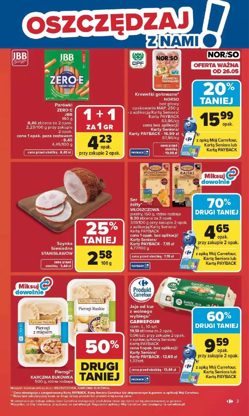 Gazetka promocyjna Carrefour - Gazetka Carrefour, Market od poniedziałku! - ważna 25.05 do 30.05.2026 - strona 5 - produkty: Pierogi