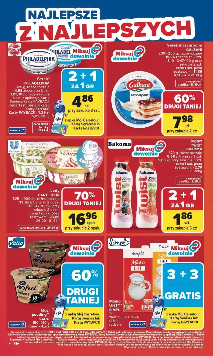 Gazetka promocyjna Carrefour - Gazetka Carrefour, Market od poniedziałku! - ważna 25.05 do 30.05.2026 - strona 6 - produkty: Bakoma, Fa, Mascarpone