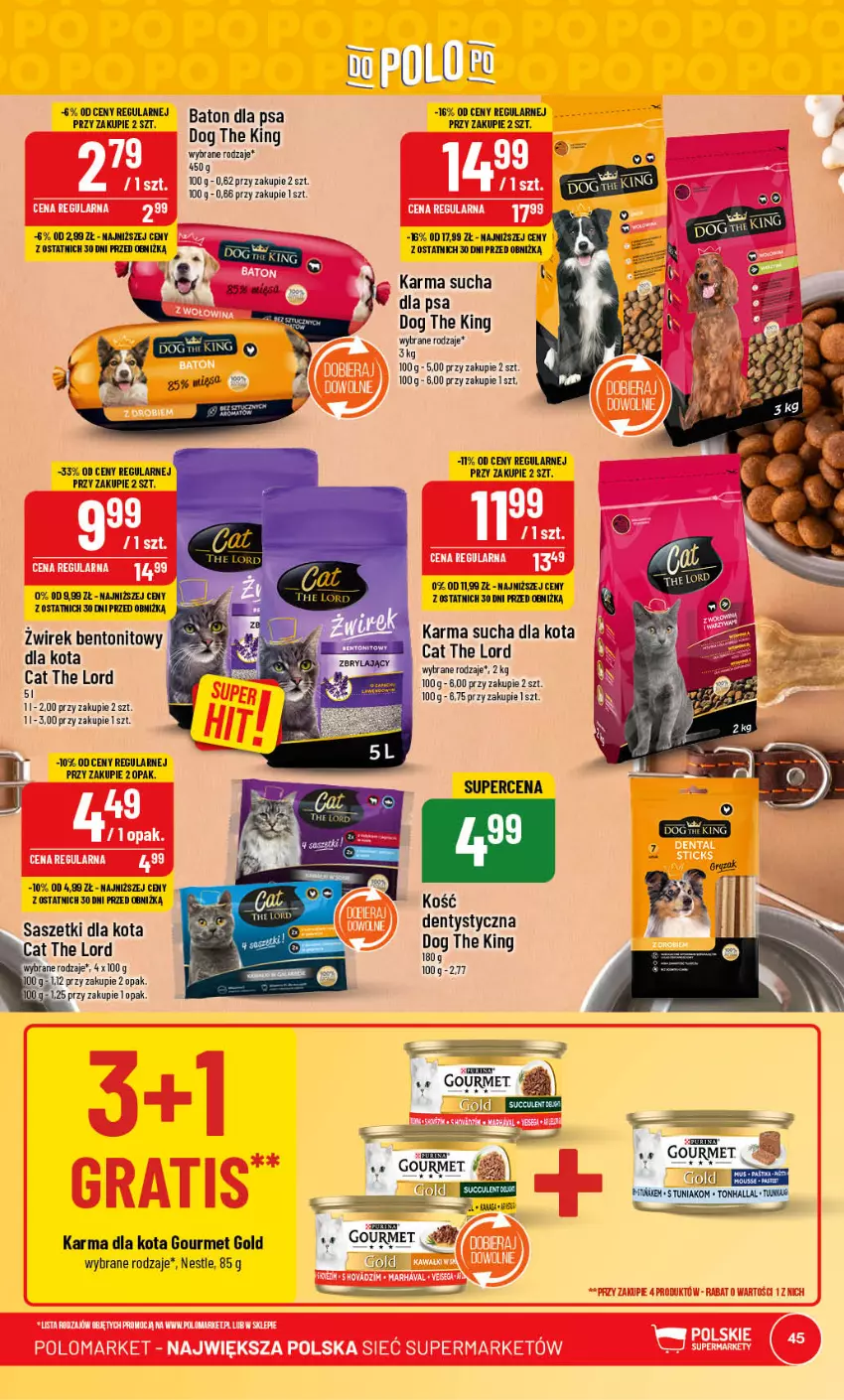 Gazetka promocyjna PoloMarket - Gazetka pomocyjna - ważna 26.07 do 01.08.2023 - strona 45 - produkty: Baton, Baton dla psa, Gourmet Gold, LG