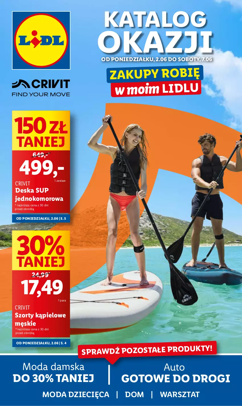 Gazetka promocyjna Lidl - GAZETKA - ważna 02.06 do 07.06.2025 - strona 1 - produkty: Dzieci, Moda, Szorty