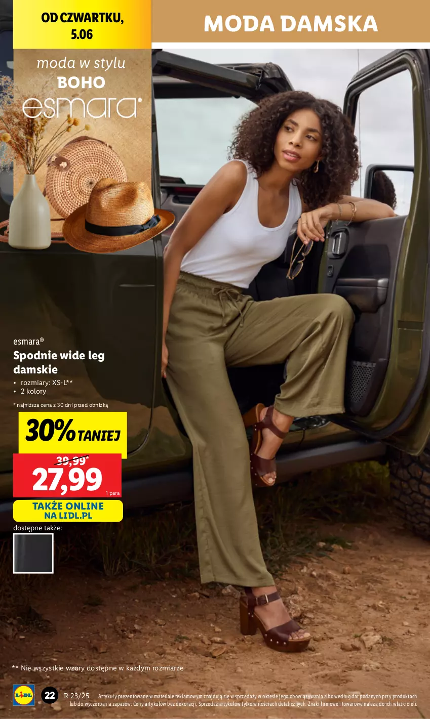 Gazetka promocyjna Lidl - GAZETKA - ważna 02.06 do 07.06.2025 - strona 26 - produkty: Moda, Spodnie