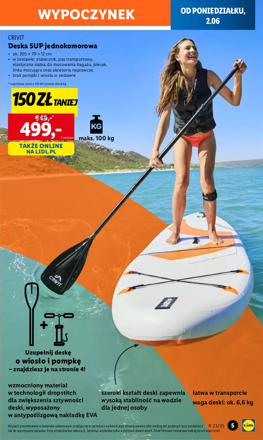 Gazetka promocyjna Lidl - GAZETKA - ważna 02.06 do 07.06.2025 - strona 7 - produkty: Inka, Pas transportowy, Plecak, Por, Siatka, Sok, Sport, Tran, Waga