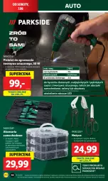 Gazetka promocyjna Lidl - GAZETKA - Gazetka - ważna od 07.06 do 07.06.2025 - strona 50 - produkty: Parkside, Noż, Nożyce, Walizka, Szczypce, Pistolet