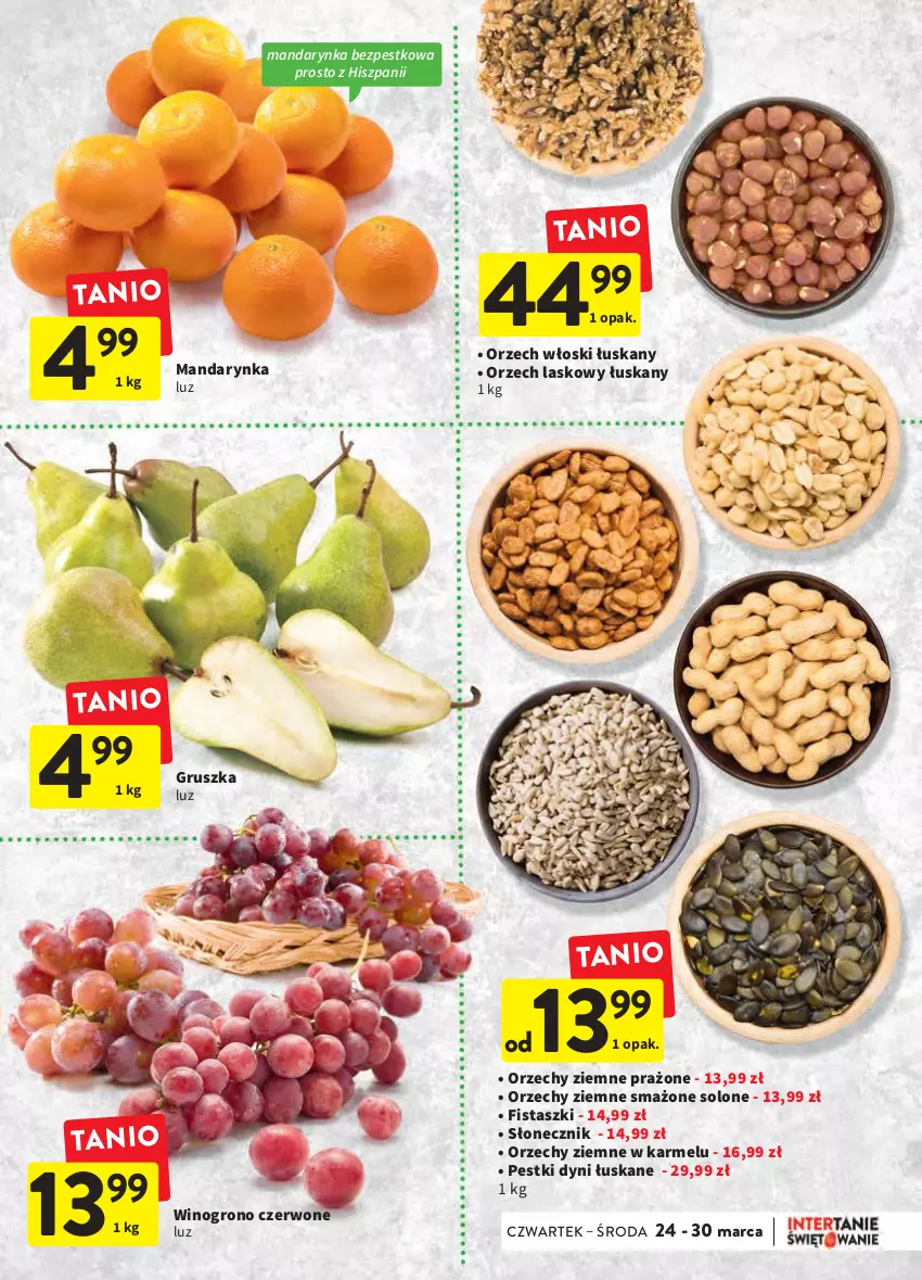 Gazetka promocyjna Intermarche - Wielkanoc - ważna 24.03 do 16.04.2022 - strona 15 - produkty: Pestki dyni, Wino