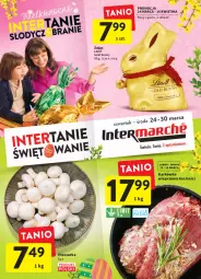 Gazetka promocyjna Intermarche - Wielkanoc - Gazetka - ważna od 16.04 do 16.04.2022 - strona 1 - produkty: Piec, Karkówka wieprzowa, Pieczarka, Lindt