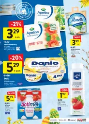 Gazetka promocyjna Intermarche - Wielkanoc - Gazetka - ważna od 16.04 do 16.04.2022 - strona 27 - produkty: Serek puszysty, Ser, Danone, Jogurt, Actimel, Serek, Danio, Jogurt pitny, Almette