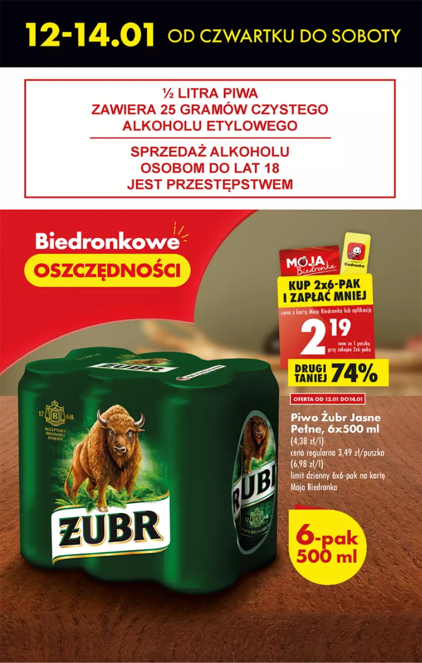 Gazetka promocyjna Biedronka - Gazetka - Biedronka.pl - ważna 12.01 do 18.01.2023 - strona 10 - produkty: Gra, Piwa, Piwo