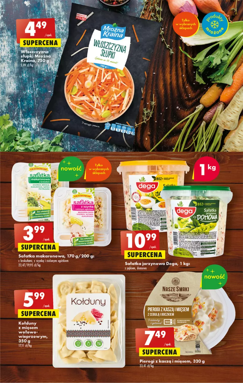 Gazetka promocyjna Biedronka - Gazetka - Biedronka.pl - ważna 12.01 do 18.01.2023 - strona 39 - produkty: Dega, Makaron, Pierogi, Sałat, Sałatka