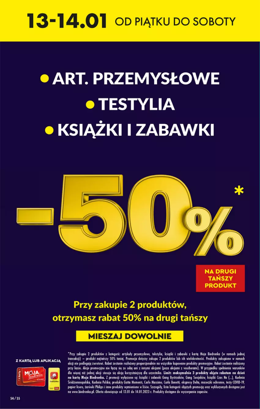 Gazetka promocyjna Biedronka - Gazetka - Biedronka.pl - ważna 12.01 do 18.01.2023 - strona 54 - produkty: Kuchnia, LEGO, Por, Rama, Ser, Sok, Tran