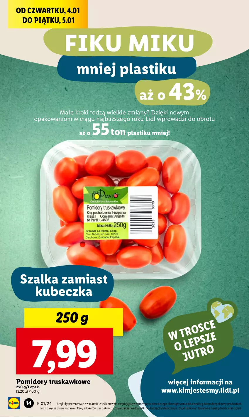 Gazetka promocyjna Lidl - GAZETKA - ważna 04.01 do 05.01.2024 - strona 16 - produkty: JBL, Pomidory, Szal
