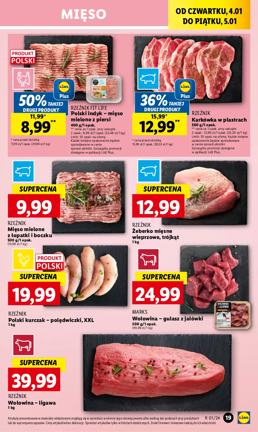 Gazetka promocyjna Lidl - GAZETKA - ważna 04.01 do 05.01.2024 - strona 21 - produkty: Kurczak, Mięso, Mięso mielone, Olej, Wołowina