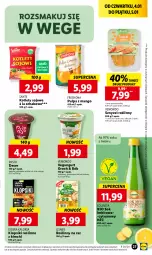 Gazetka promocyjna Lidl - GAZETKA - Gazetka - ważna od 05.01 do 05.01.2024 - strona 29 - produkty: Sok, Ser, Chia, Vegangurt, Sante, Czekolada, Kotlet, Deser, Groch, Mango, Klopsiki, Imbir, Lisner