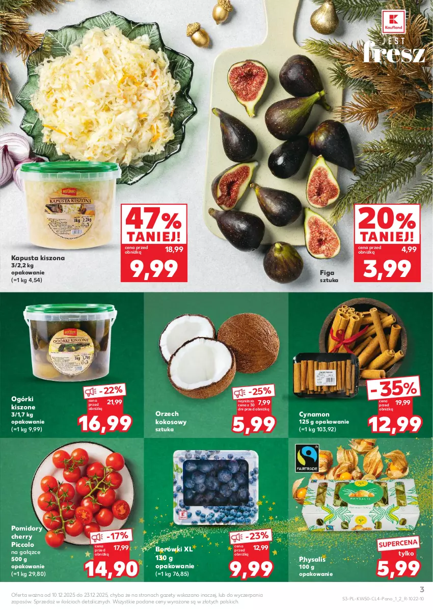 Gazetka promocyjna Kaufland - Kaufland - ważna 10.12 do 23.12.2025 - strona 3 - produkty: Kokos, Pomidory