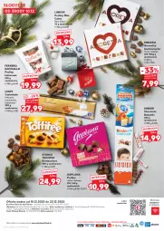 Gazetka promocyjna Kaufland - Kaufland - Gazetka - ważna od 23.12 do 23.12.2025 - strona 20 - produkty: Goplana, Praliny, Lindor, Raffaello, Dres, LANA, Czekolada mleczna, Tonik, Czekolada, Toffifee, Ferrero, Baton, Bomboniera, Kinder, Lindt, Kokos, Fa