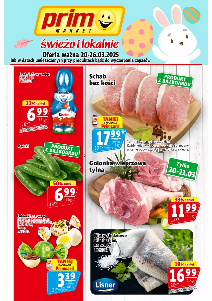 Gazetka promocyjna Prim Market - ważna 20.03 do 26.03.2025 - strona 1 - produkty: Cukier, Cukierki, Ferrero