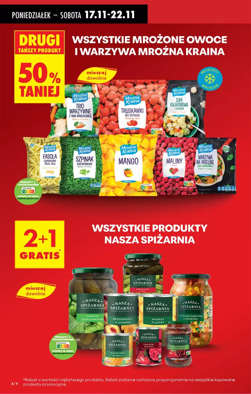 Gazetka promocyjna Biedronka - Od Poniedziałku - ważna 17.11 do 22.11.2025 - strona 8 - produkty: Fa, Por