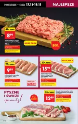 Gazetka promocyjna Biedronka - Od Poniedziałku - Gazetka - ważna od 22.11 do 22.11.2025 - strona 30 - produkty: Kurczak, Mięso mielone z szynki, Mięso mielone, Polędwiczki z kurczaka, Schab wieprzowy, Kotlet, Boczek, Mięso