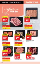 Gazetka promocyjna Biedronka - Od Poniedziałku - Gazetka - ważna od 22.11 do 22.11.2025 - strona 32 - produkty: Kurczak, Mięso mielone, Por, Burger, Kiełbasa biała, Kiełbasa, Mięso