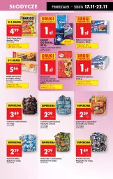 Gazetka promocyjna Biedronka - Od Poniedziałku - Gazetka - ważna od 22.11 do 22.11.2025 - strona 57 - produkty: Krówki mleczne, Gra, Cukier, Stek, Cukierki czekoladowe, Wafelek, Wawel, Wafle, Galaretki, Orbit, Baton, Knoppers, Cukierki, Gala, Kakao, Lanki, Haribo, Michałki, Fa